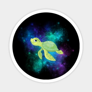 Galaxy Space Sea Turtle Magnet